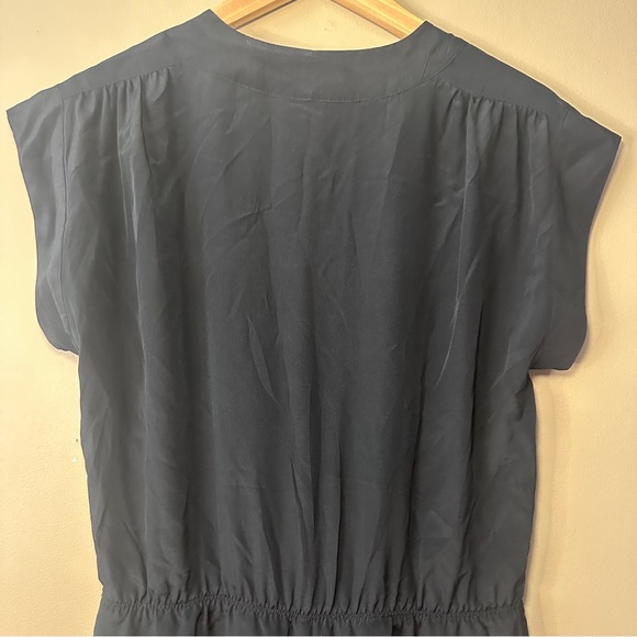 Babaton Black 100% Silk Romper, Pockets, Resort, Beach, Heritage, Lightweight - Picture 4 of 13